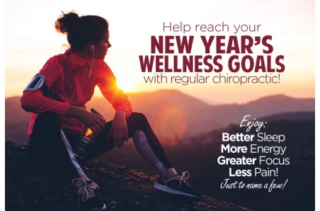 new year s wellness goals individual postcard